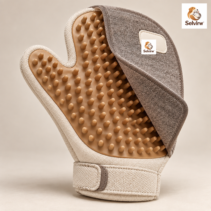 Selvirw™ ShedCapture Grooming Mitt