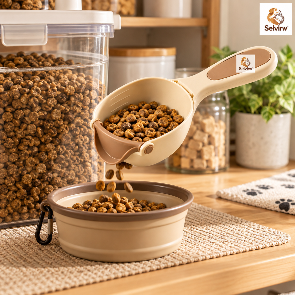 Selvirw™ MeasurePour Smart Feeding Scoop