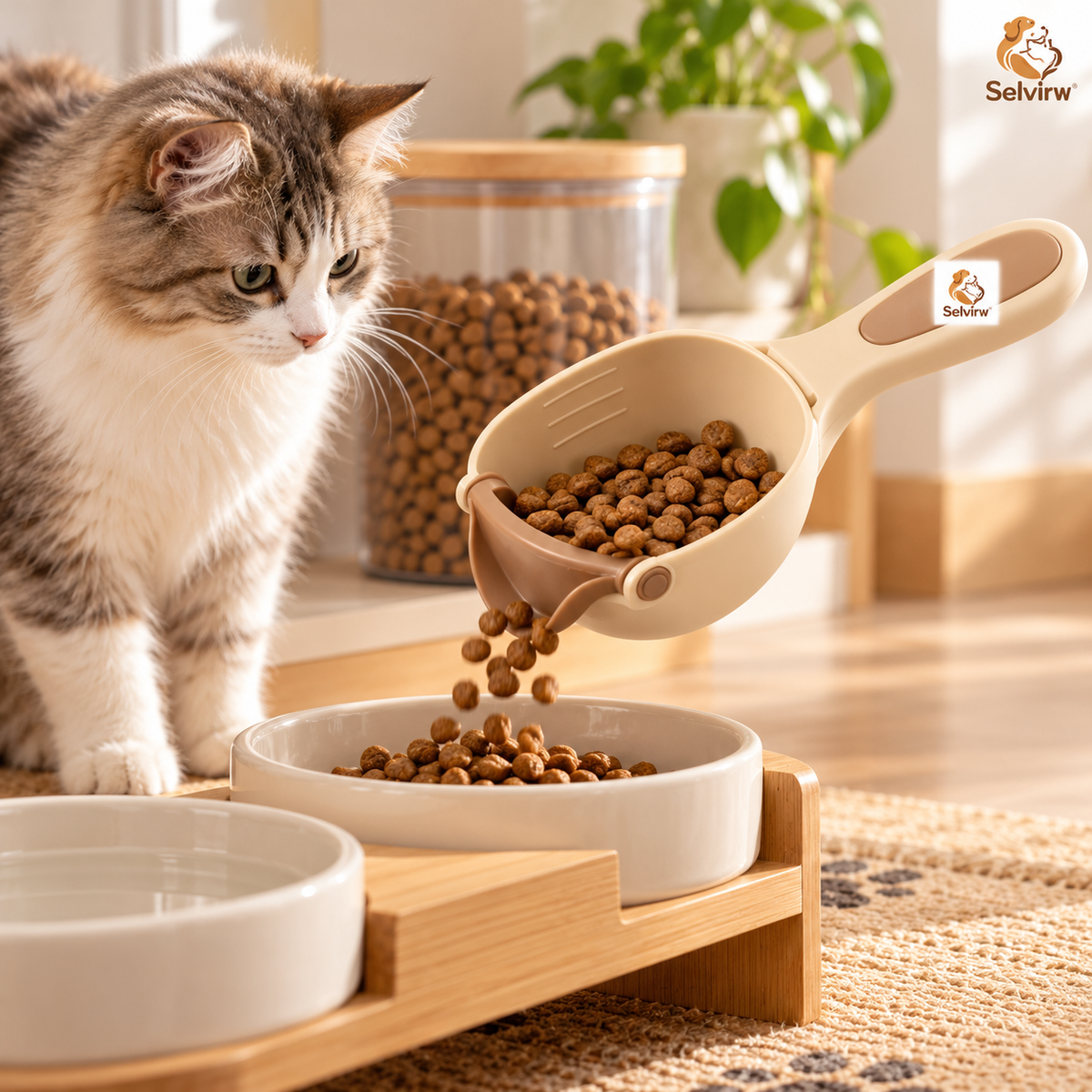 Selvirw™ MeasurePour Smart Feeding Scoop