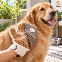 Selvirw™ ShedCapture Grooming Mitt