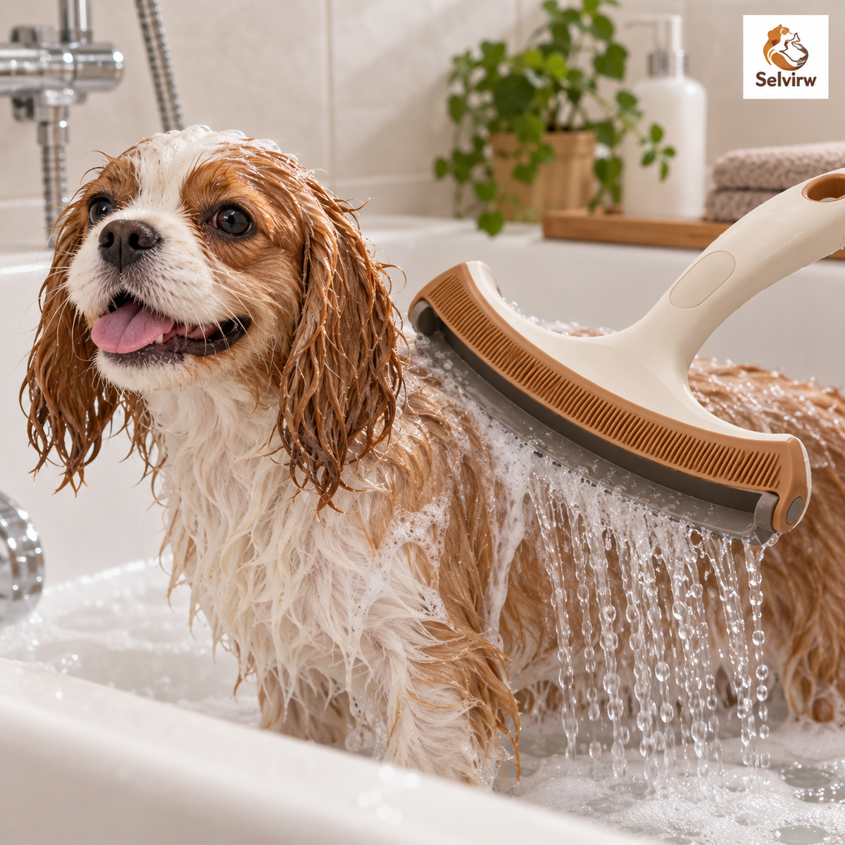 Selvirw™ QuickClean Paw Brush